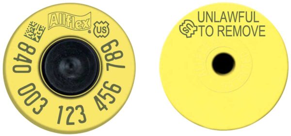 840 Tag for Hogs and Steers